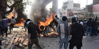 Delhi Riots and UAPA Pre-trial Detention - A riot affected area in NE Delhi as on 8 March 2020