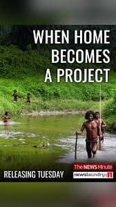 Great Nicobar Mega Project - Construction of a new temporary hutment by Nicobari youth